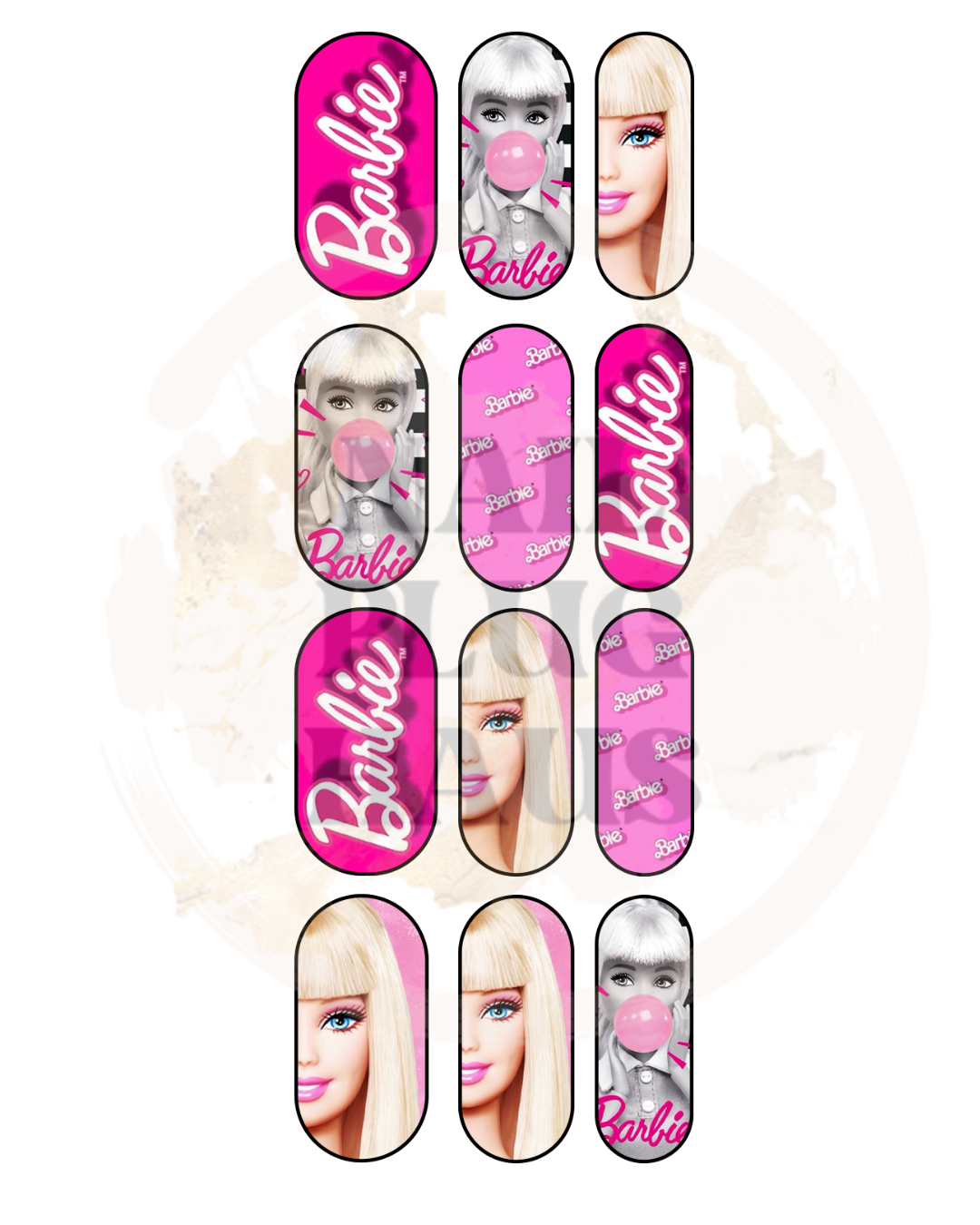 Barbie Nail Decals