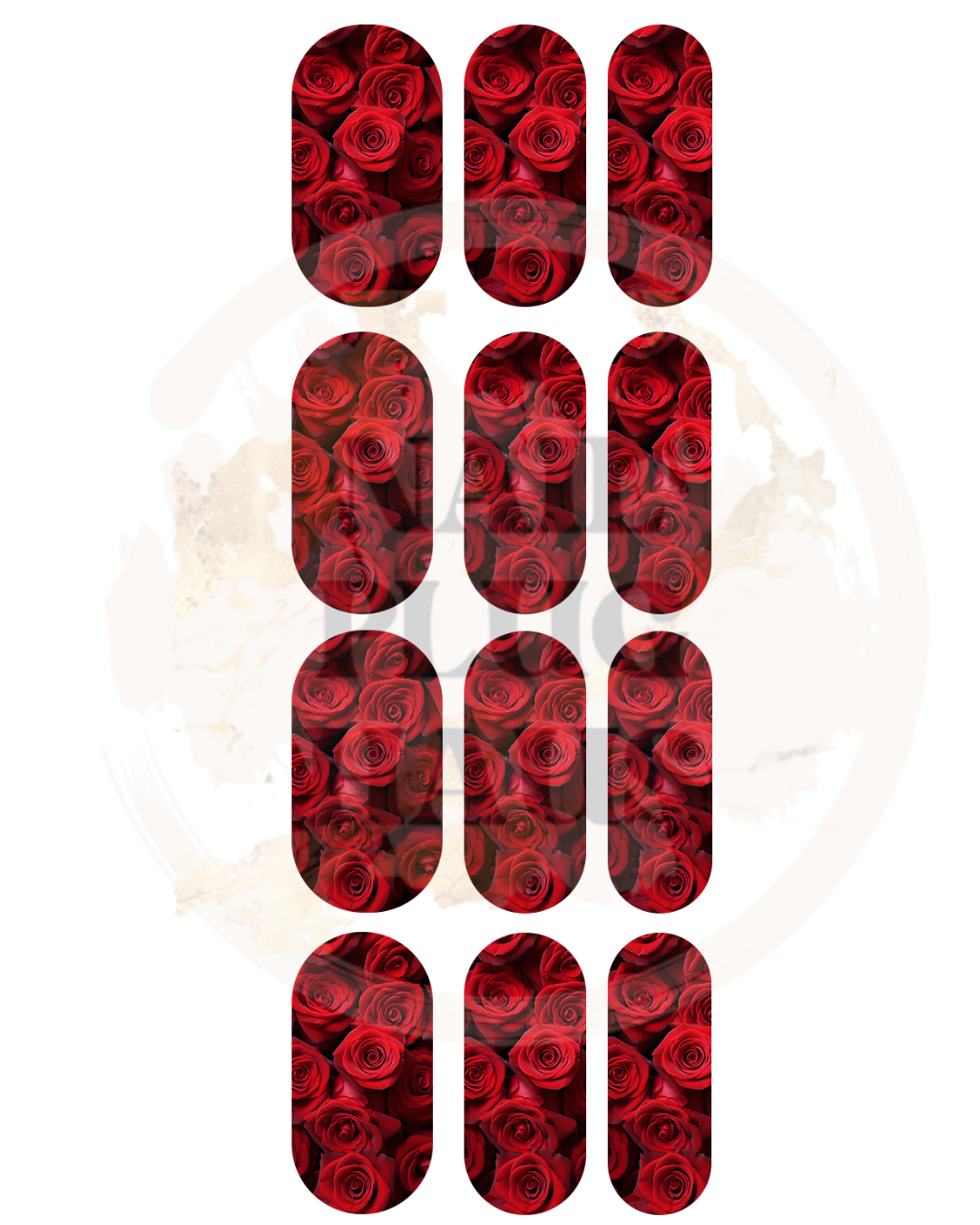 Roses Nail Decals