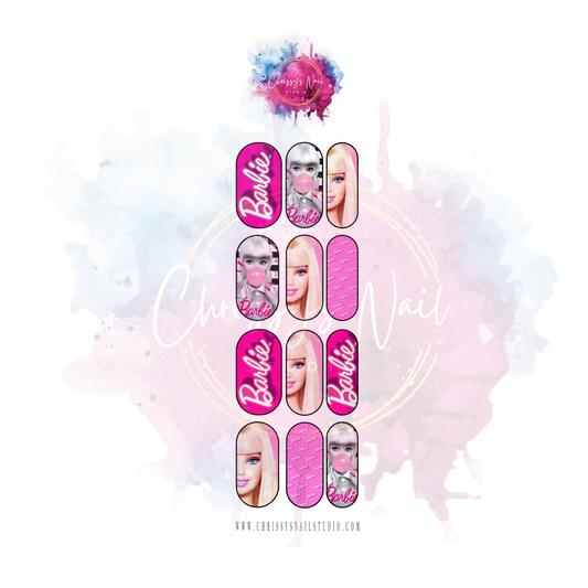 Barbie Nail Decals