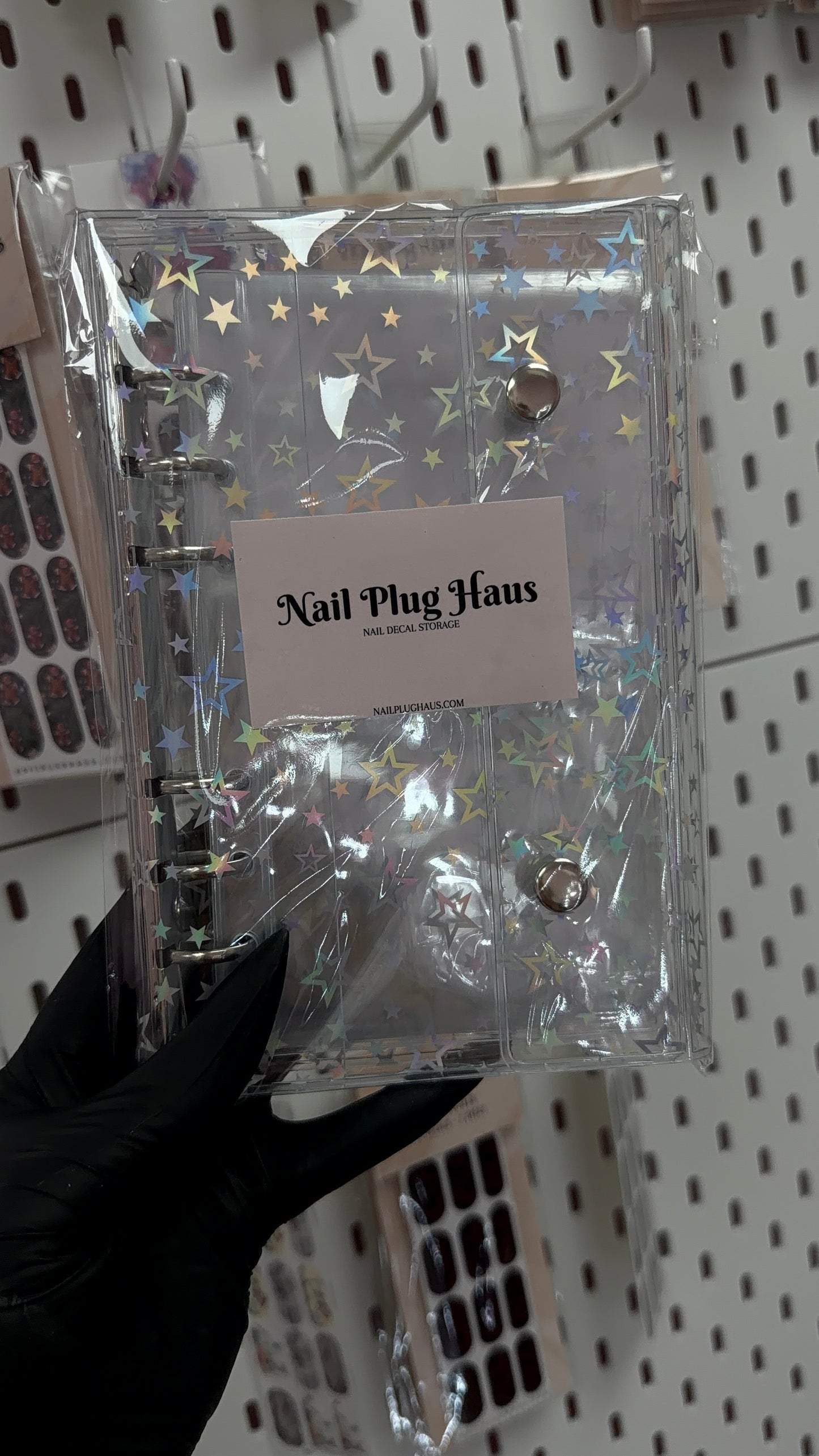 Nail Plug Haus Decal Storage Binder