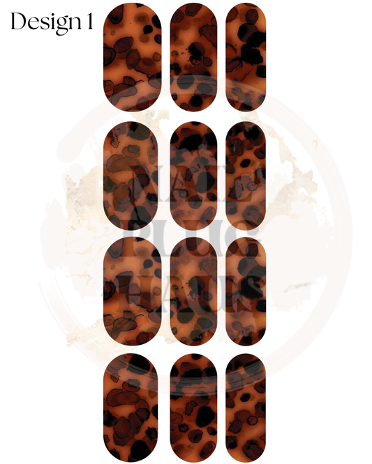Tortoise Nail Decals