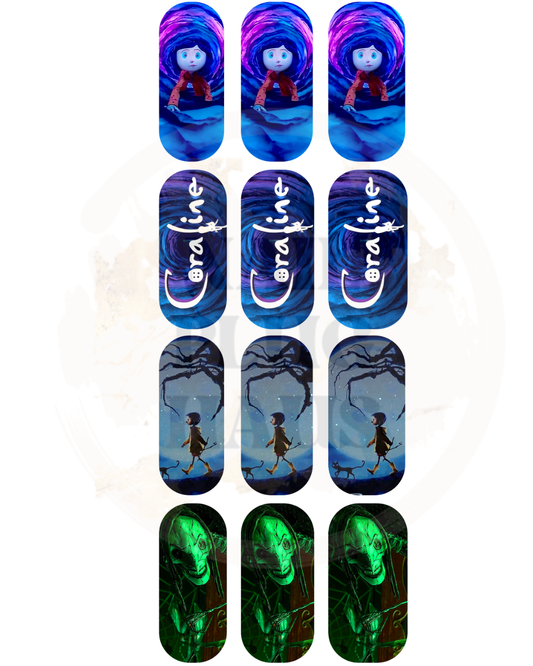 Coraline Nail Decals