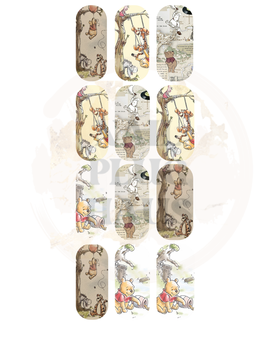 Winnie the Pooh Nail Decals