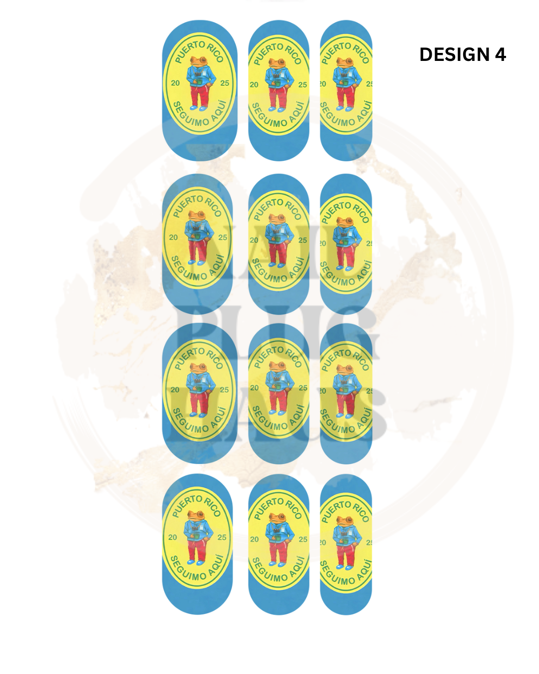 PuertoRico Nail Decals