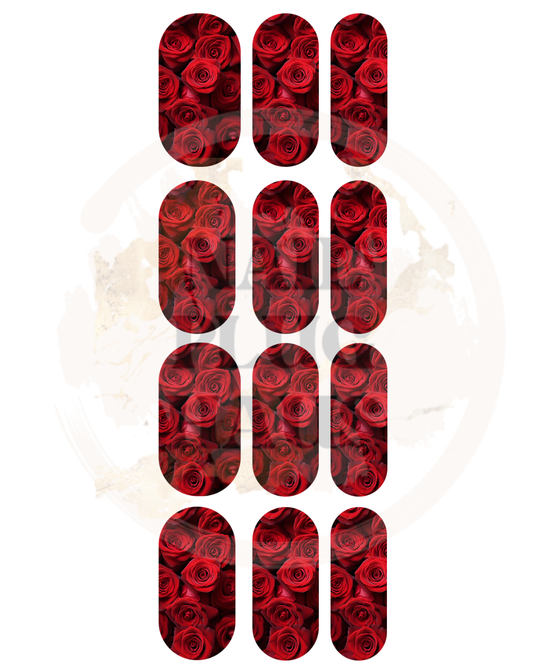 Roses Nail Decals