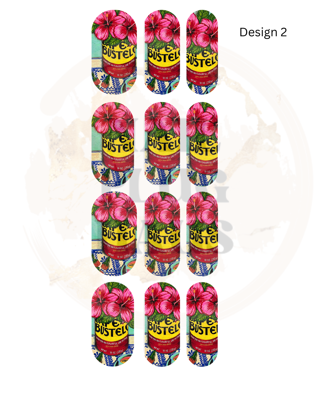 PuertoRico Nail Decals