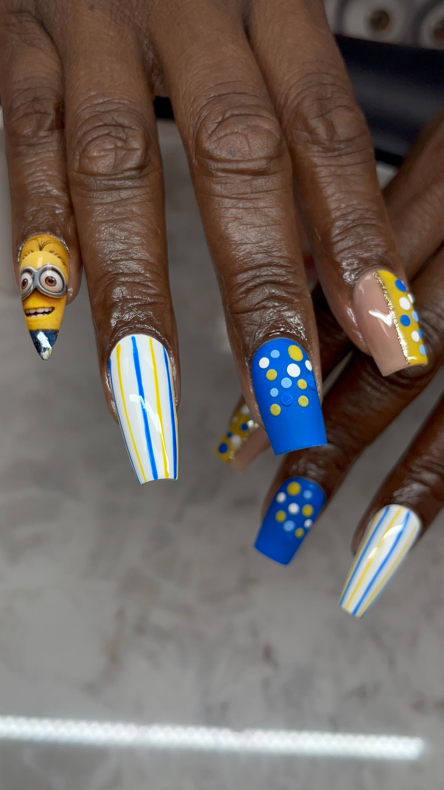 Minion Nail Decals