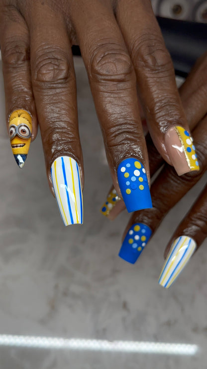 Minion Nail Decals