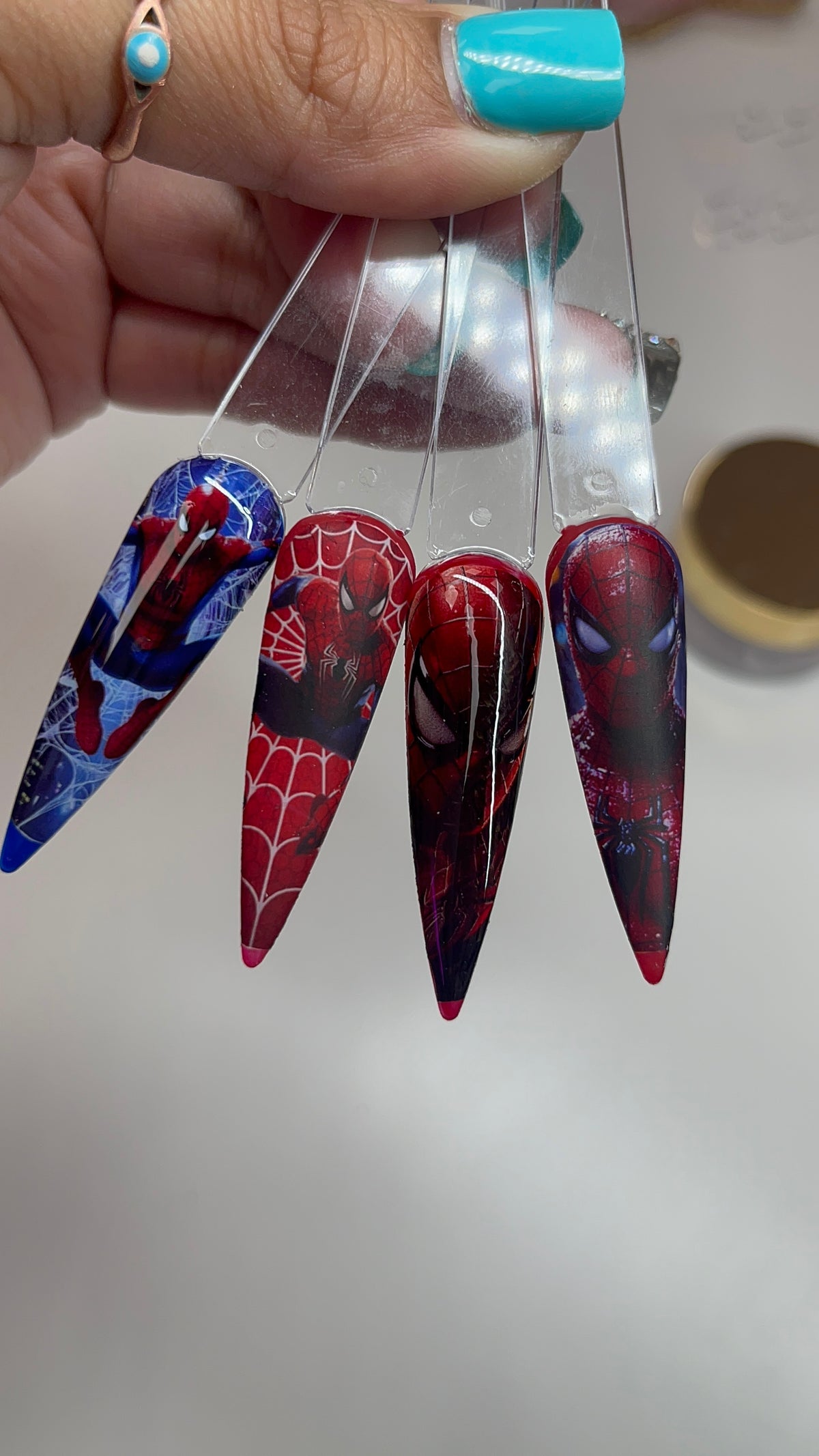 SPIDERMAN NAIL DECALS