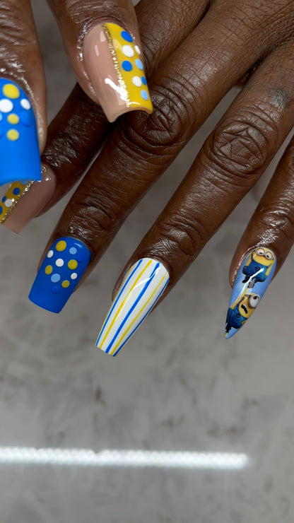 Minion Nail Decals