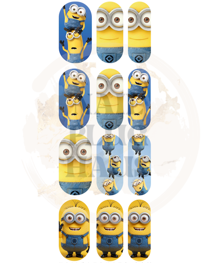 Minion Nail Decals