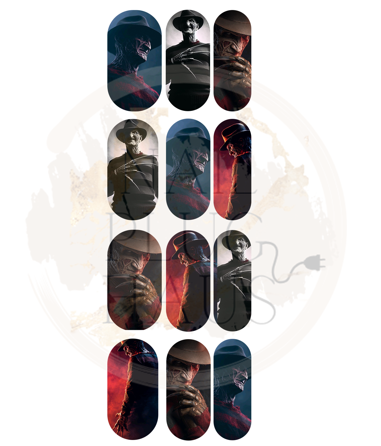 FREDDY NAIL DECALS