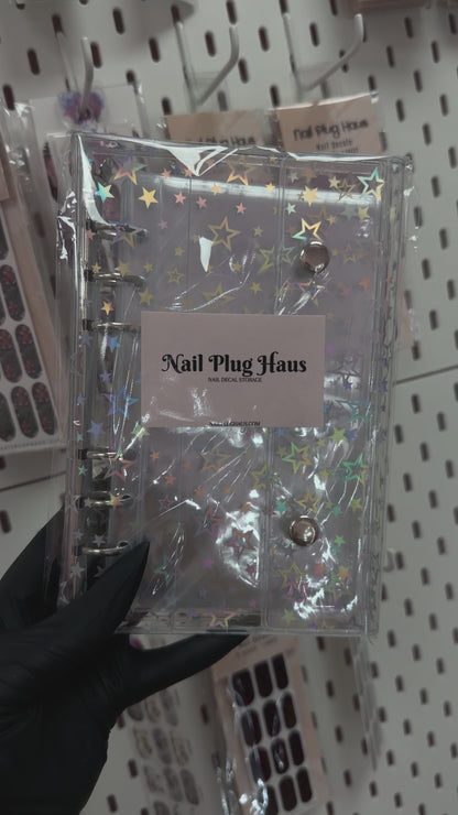 Nail Plug Haus Decal Storage Binder